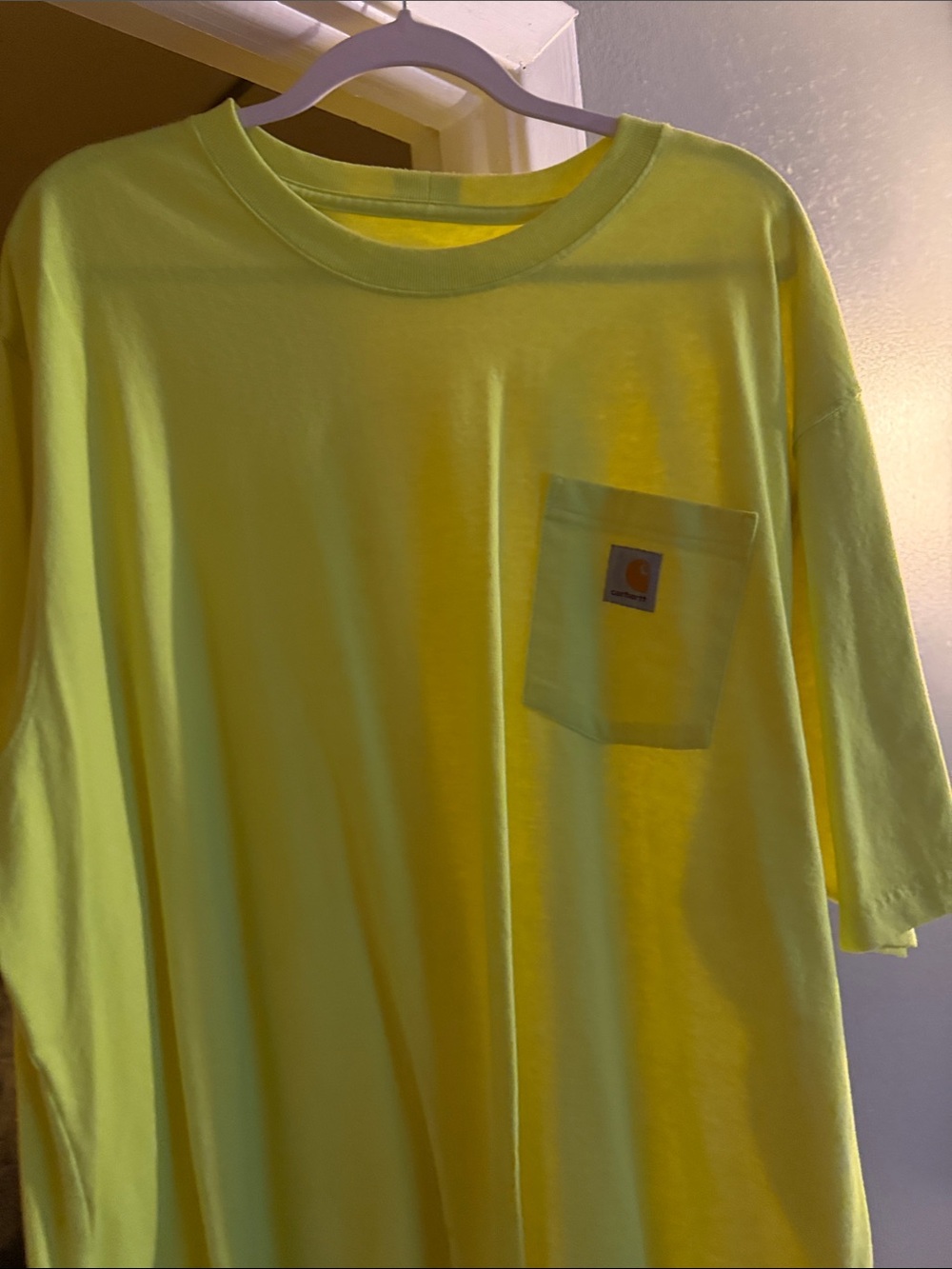 Carhartt Bright Yellow Pocket Tee